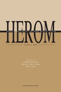 Jeroen Poblome et Daniele Malfitana - Herom N° 1/2012 : .