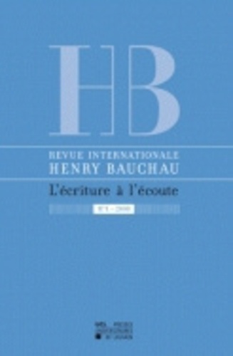 Myriam Watthée-Delmotte - Revue internationale Henry Bauchau N° 1/2008 : .