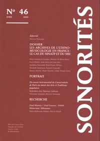 Les archives de l'ethno-musicologie en France : le cas du MNATP et du MH