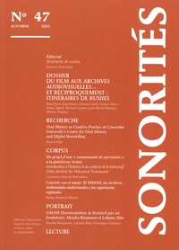 Florence Descamps et Véronique Ginouvès - Sonorités N° 47, automne 2021 : .