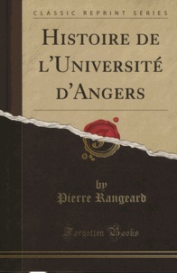 Pierre Rangeard - Histoire de l'Université d'Angers.