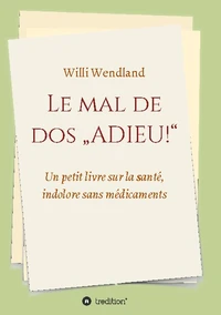 Le mal de dos „ADIEU!"