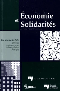 Où s'en va l'Etat ? Lectures  contemporaines de la régulation politique