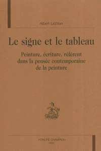 Le signe et le tableau