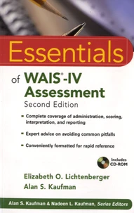 Essentials of WAIS-IV Assessment