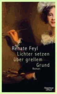 Lichter setzen über grellem Grund