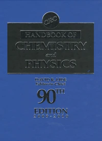 CRC Handbook of Chemistry and Physics