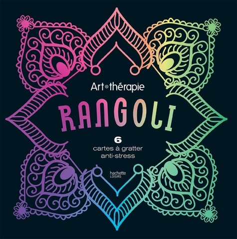 Rangoli. 6 cartes à gratter anti-stress