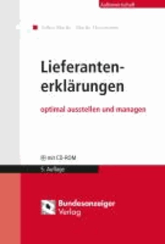 Lieferantenerklärungen - optimal ausstellen und managen.