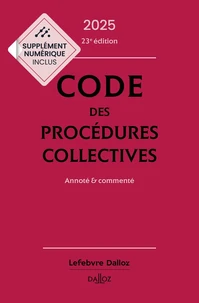 Code des procédures collectives