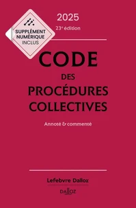 Code des procédures collectives