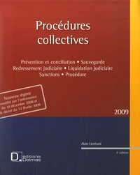 Procédures collectives 2009