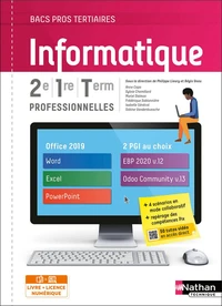 Informatique 2e/1re/Tle professionnelles Bacs pros tertiaires