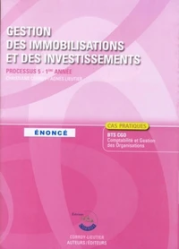 Gestion des immobilisations et des investissements Processus 5 du BTS CGO