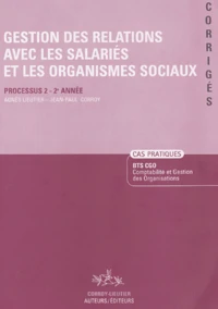 Gestion des relations avec les salariés et les organismes sociaux BTS CGO 2e année