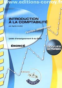 Introduction à la comptabilité UE 9 du DCG