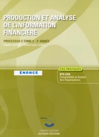 Production et analyse de l'information financière Processus 4 BTS CGO 2e année