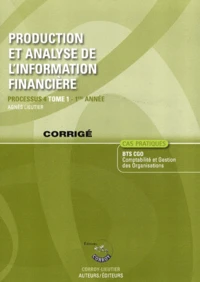 Production et analyse de l'information financière Processus 4 du BTS CGO 1re année