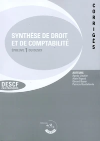 Synthèse de droit et de comptabilité Epreuve 1 de DESCF