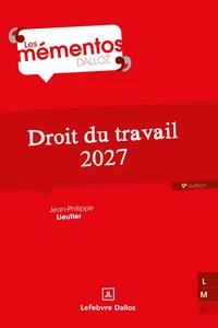 Droit du travail 2027. 9e éd.