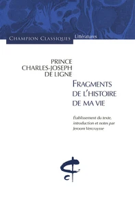 Fragments de l'histoire de ma vie