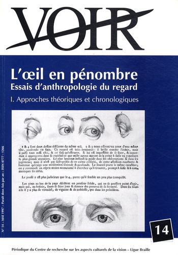 Raoul Dutry - Voir N° 14, Mai 1997 : L'oeil en pénombre : essais d'anthropologie du regard - Tome 1, Approches théoriques et chronologiques.