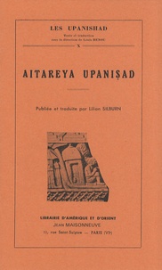 Lilian Silburn - Aitareya Upanishad.