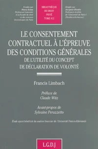 Le consentement contractuel à l'épreuve des conditions générales
