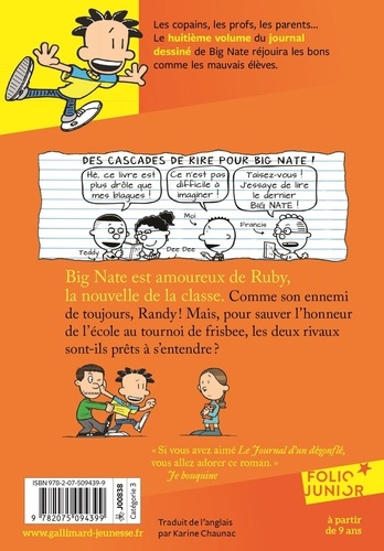 Big Nate Tome 8 Amis ou ennemis ?