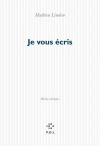 Je vous écris