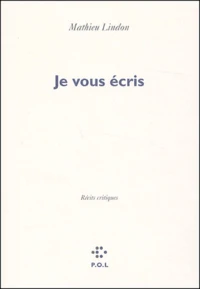 Je vous écris
