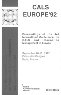  Linnard - CALS Europe' 92 - proceedings.