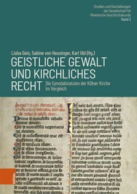 Geistliche Gewalt und kirchliches Recht