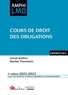 Lionel Andreu et Nicolas Thomassin - Cours de droit des obligations.