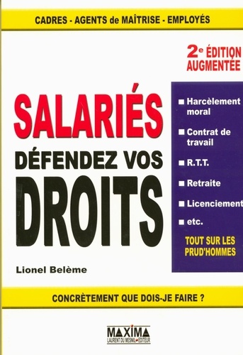 Lionel Belème - Salariés défendez vos droits.