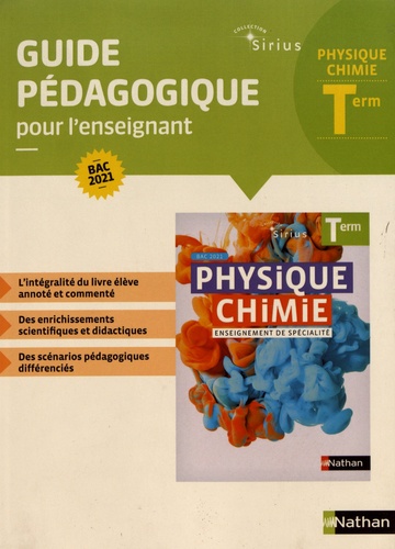 Lionel Bernard et Nicolas Coppens - Physique-Chimie Tle - Guide pédagogique pour l'enseignant.
