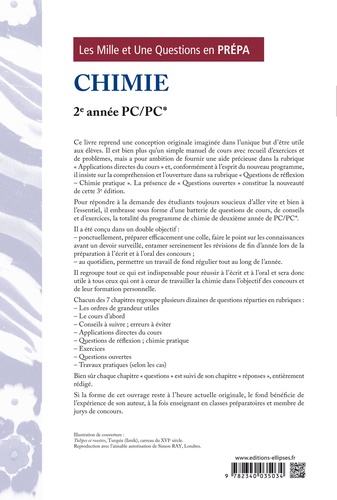 Les 1001 questions de la chimie en prépa. 2e année PC/PC* 3e édition