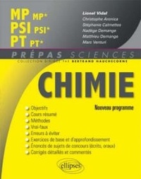 Lionel Vidal - Chimie MP/MP* PSI/PSI* PT/PT*.