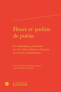 Fleurs et jardins de poésie