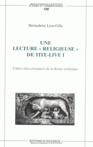 Une lecture religieuse de "Tite Live I"