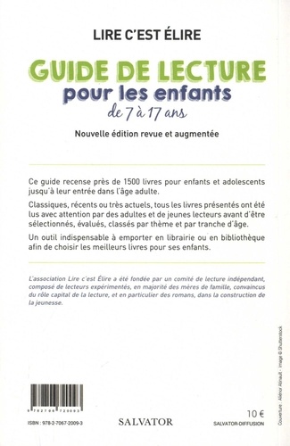 Guide de lecture pour les enfants de 7 à 17 ans