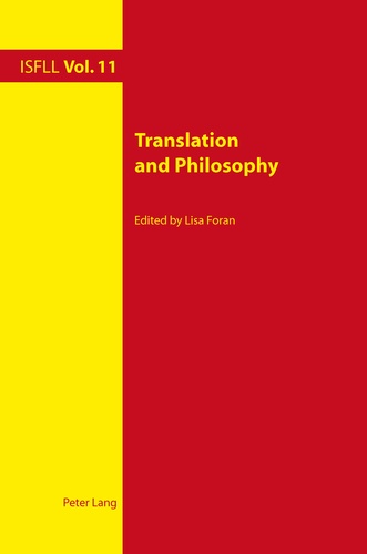 Lisa Foran - Translation and Philosophy.