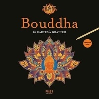 Lisa Magano - Bouddha - 10 cartes à gratter - Avec 1 bâtonnet.