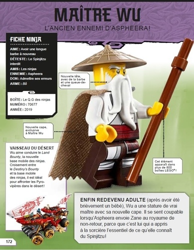 Lego Ninjago l'encyclopédie des personnages. Avec une figurine Nya du futur  édition revue et augmentée
