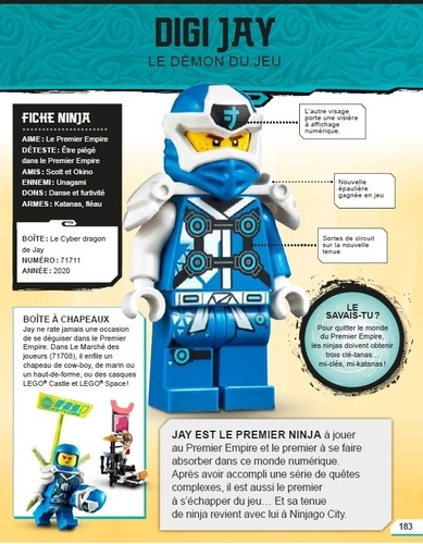 Lego Ninjago l'encyclopédie des personnages. Avec une figurine Nya du futur  édition revue et augmentée