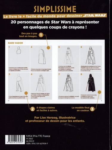 Le livre le + facile du monde pour dessiner Star Wars