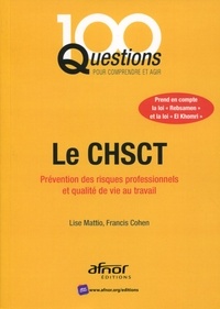 Checkpointfrance.fr Le CHSCT - Prévention des risques professionnels et qualité de vie au travail Image