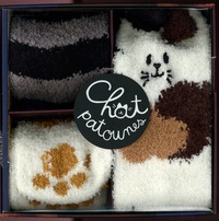 Lise Rollot - Les goûters de la famille Chat chaussettes - Coffret avec 3 paires de chaussettes pattes de chat et 1 livret de recettes pour un goûter qui fait du bien !.