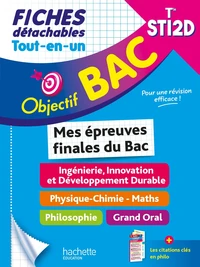 Objectif bac fiches tout-en-un term sti2d - mes 4 epreuves du bac