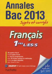 Français 1e L-ES-S Annales Bac 2013